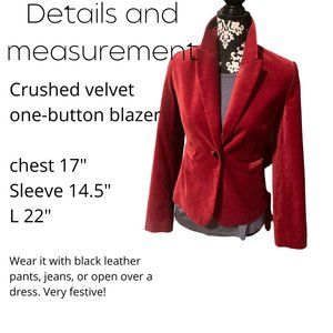 Jacob one-button blazer